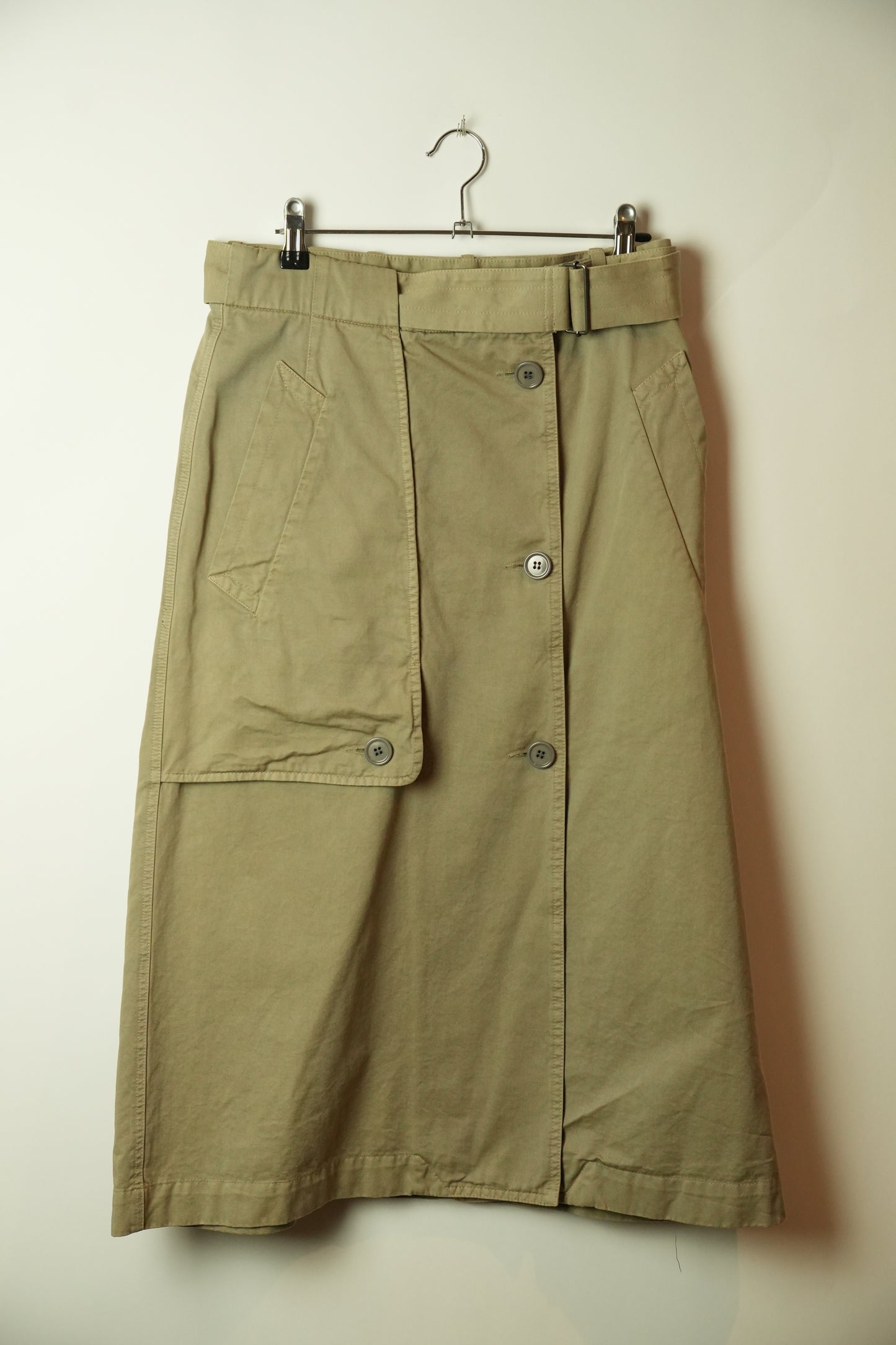 Dries Van Noten Military High Waist Skirt