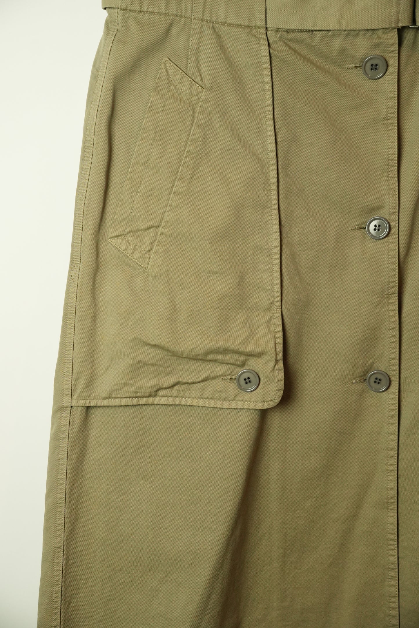 Dries Van Noten Military High Waist Skirt