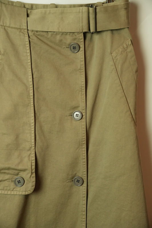 Dries Van Noten Military High Waist Skirt