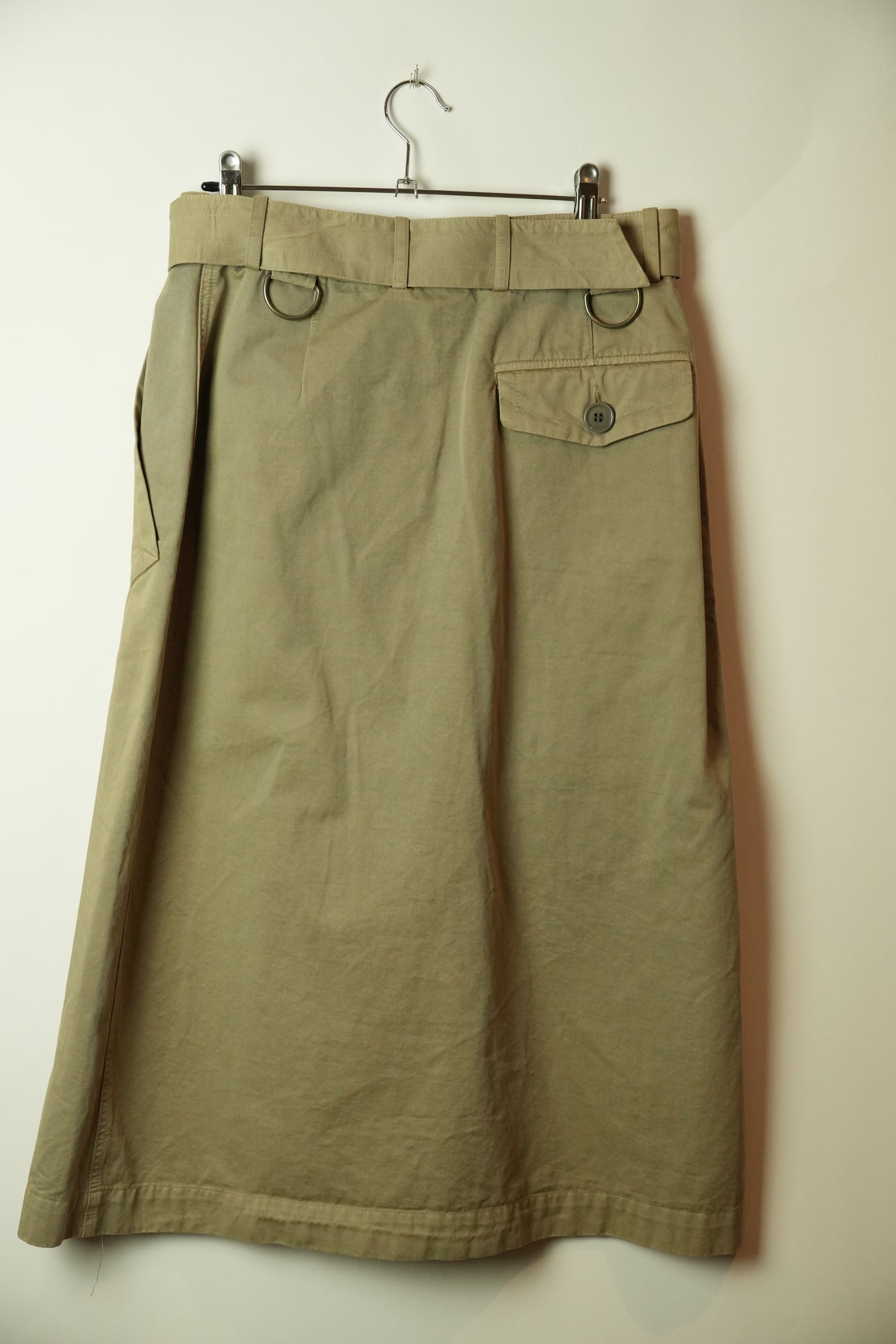 Dries Van Noten Military High Waist Skirt