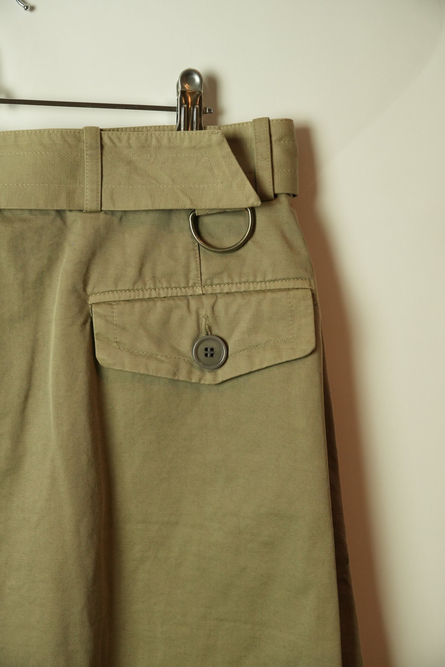 Dries Van Noten Military High Waist Skirt