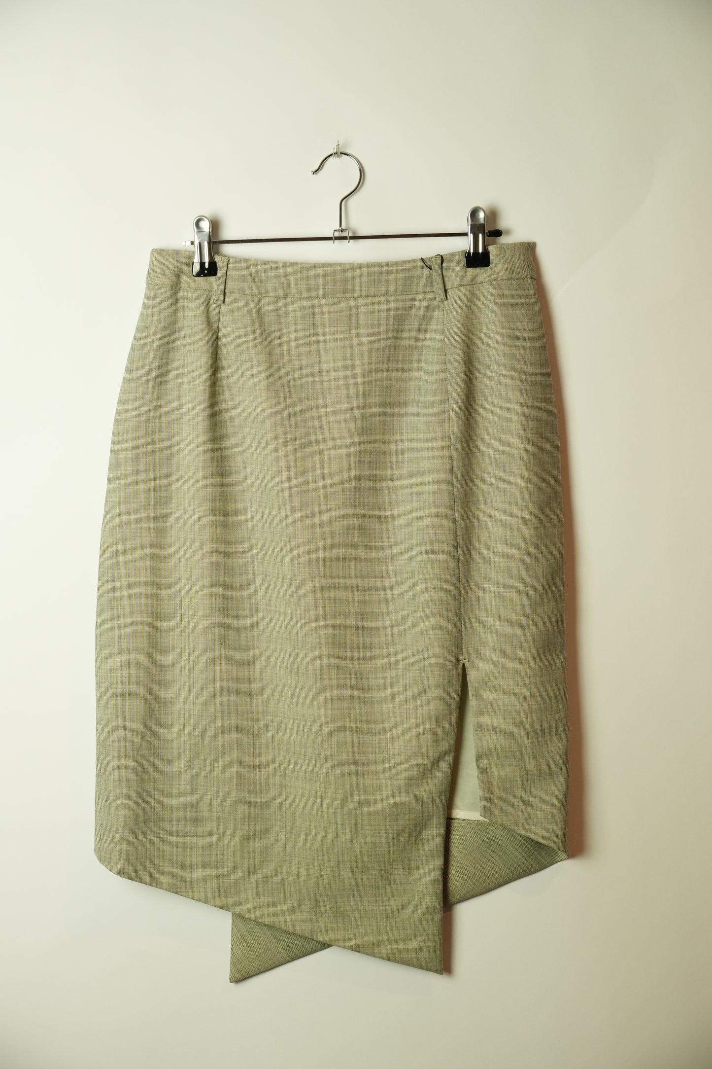 Paul Smith Mini Check Pencil Skirt w Slit