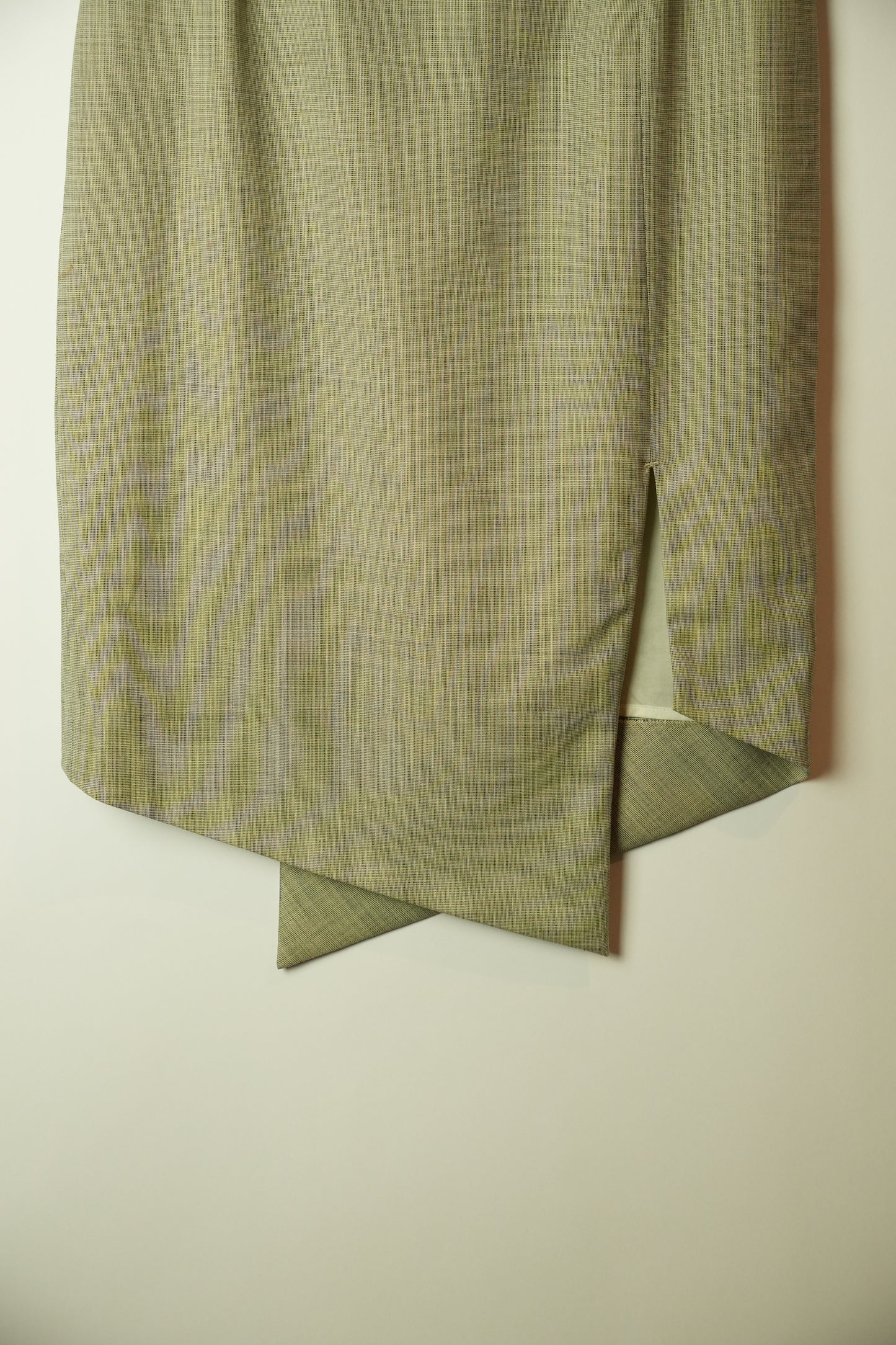 Paul Smith Mini Check Pencil Skirt w Slit