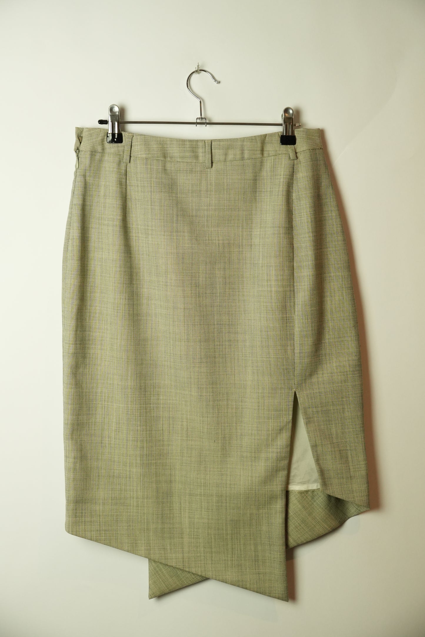 Paul Smith Mini Check Pencil Skirt w Slit