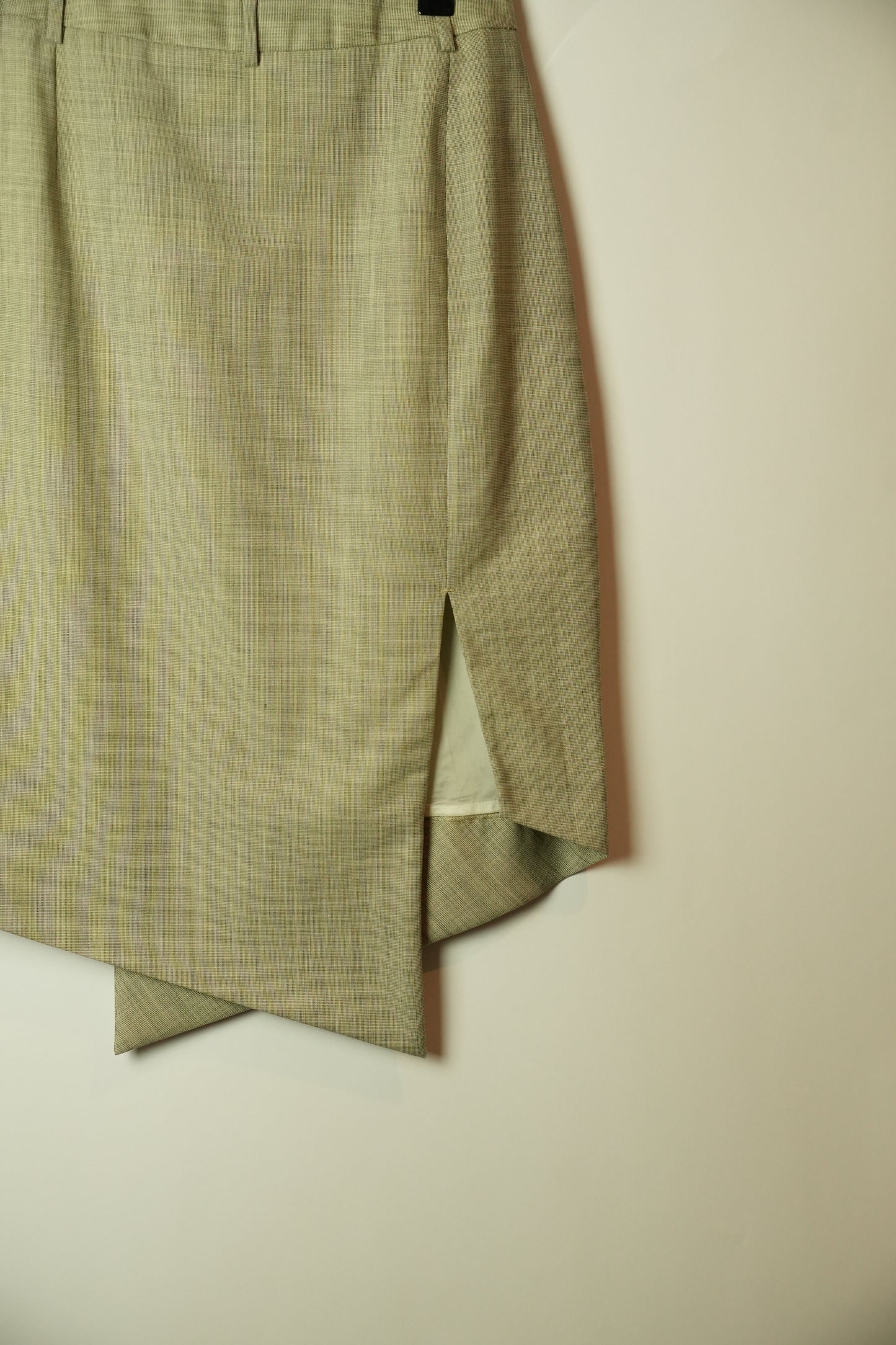 Paul Smith Mini Check Pencil Skirt w Slit