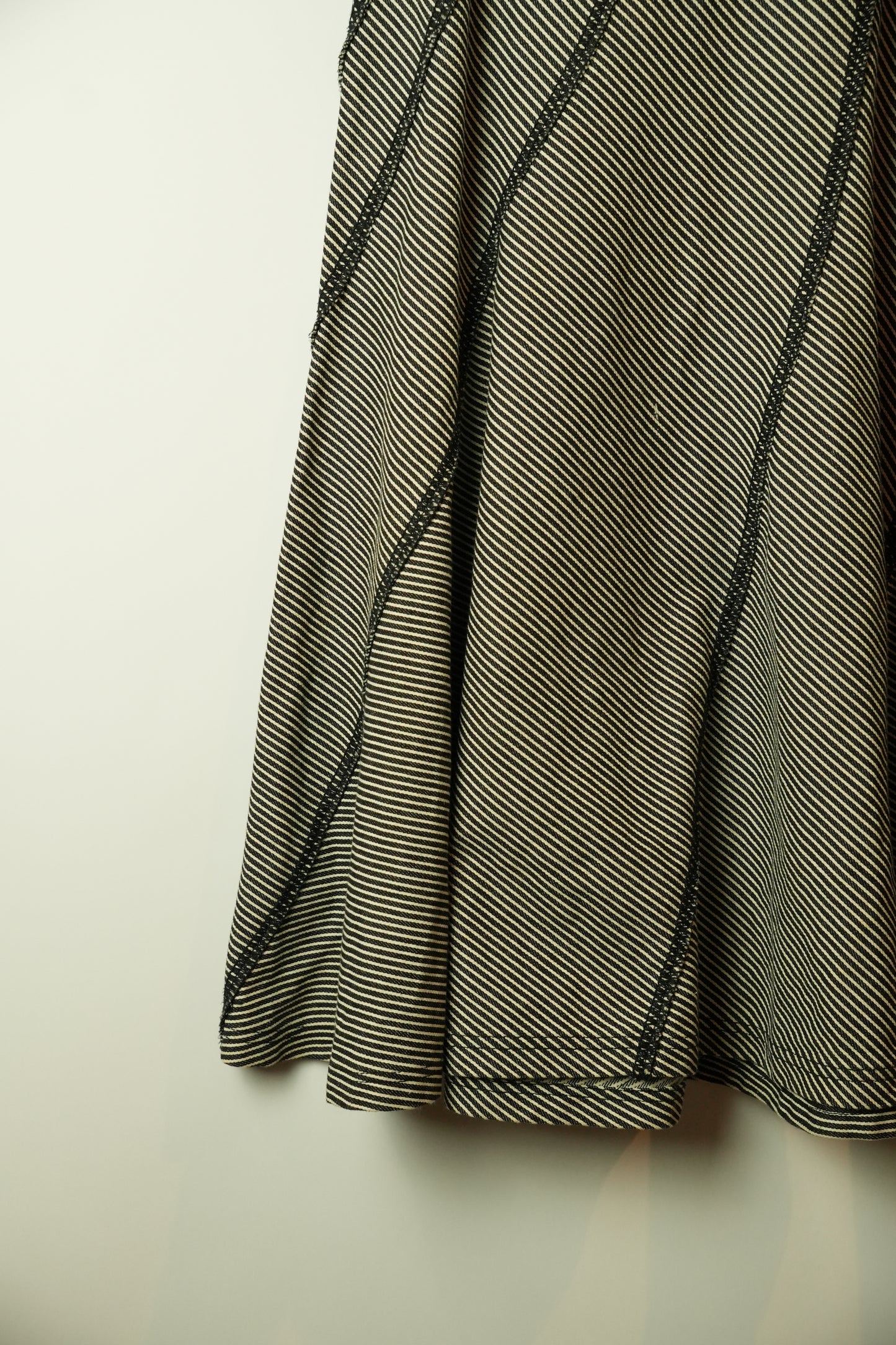 Tricot Comme Des Garcons Stripe Panel Skirt AD2003