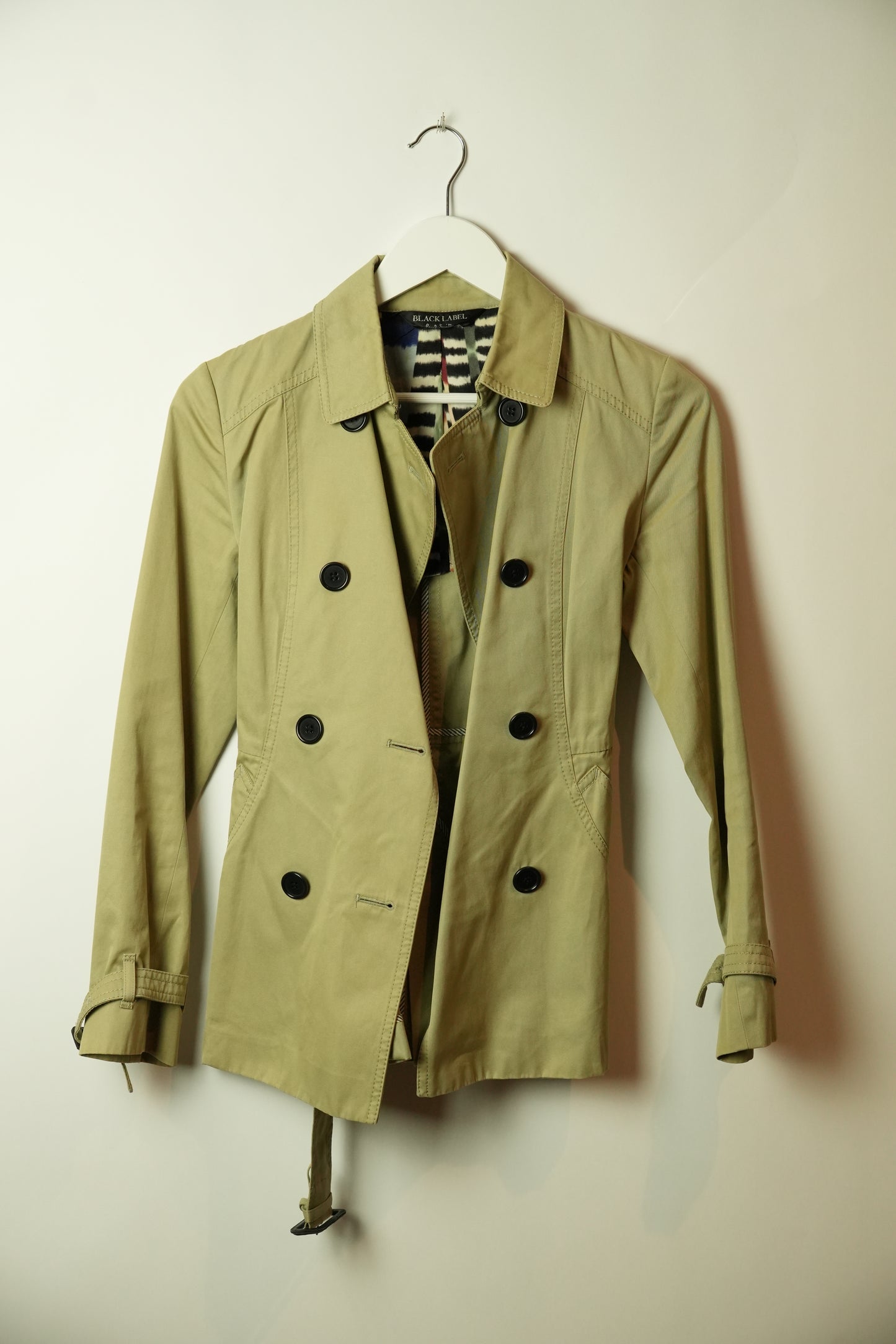 Paul Smith Black Label Short Beige Trench Jacket
