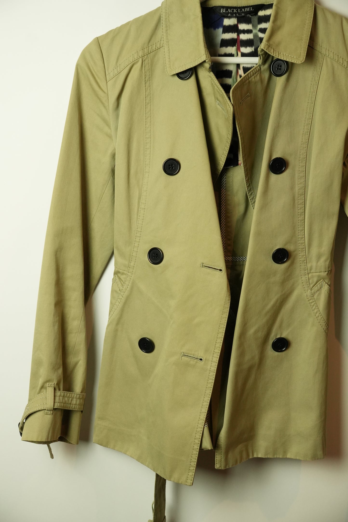 Paul Smith Black Label Short Beige Trench Jacket