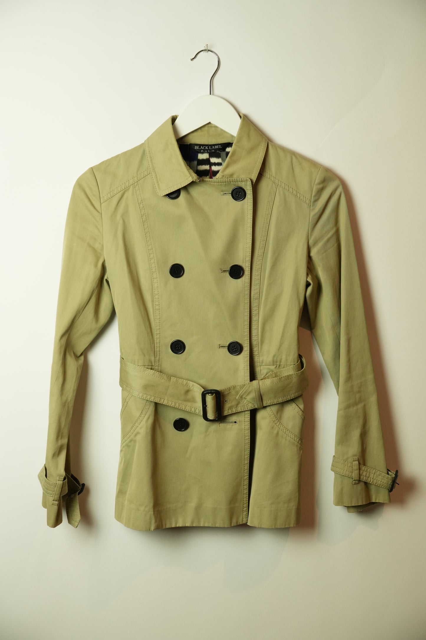 Paul Smith Black Label Short Beige Trench Jacket