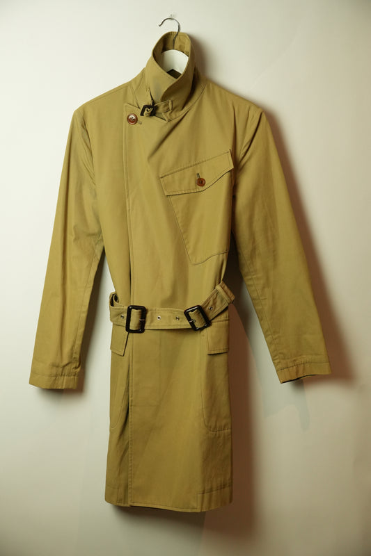 Vivienne Westwood Man Beige Trench Coat w Pocket Detail