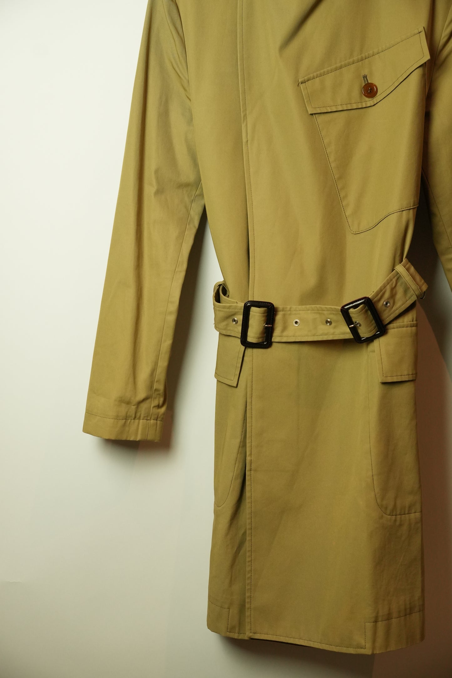 Vivienne Westwood Man Beige Trench Coat w Pocket Detail