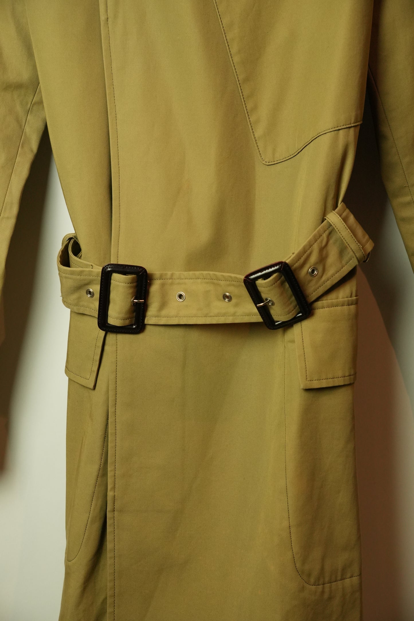 Vivienne Westwood Man Beige Trench Coat w Pocket Detail