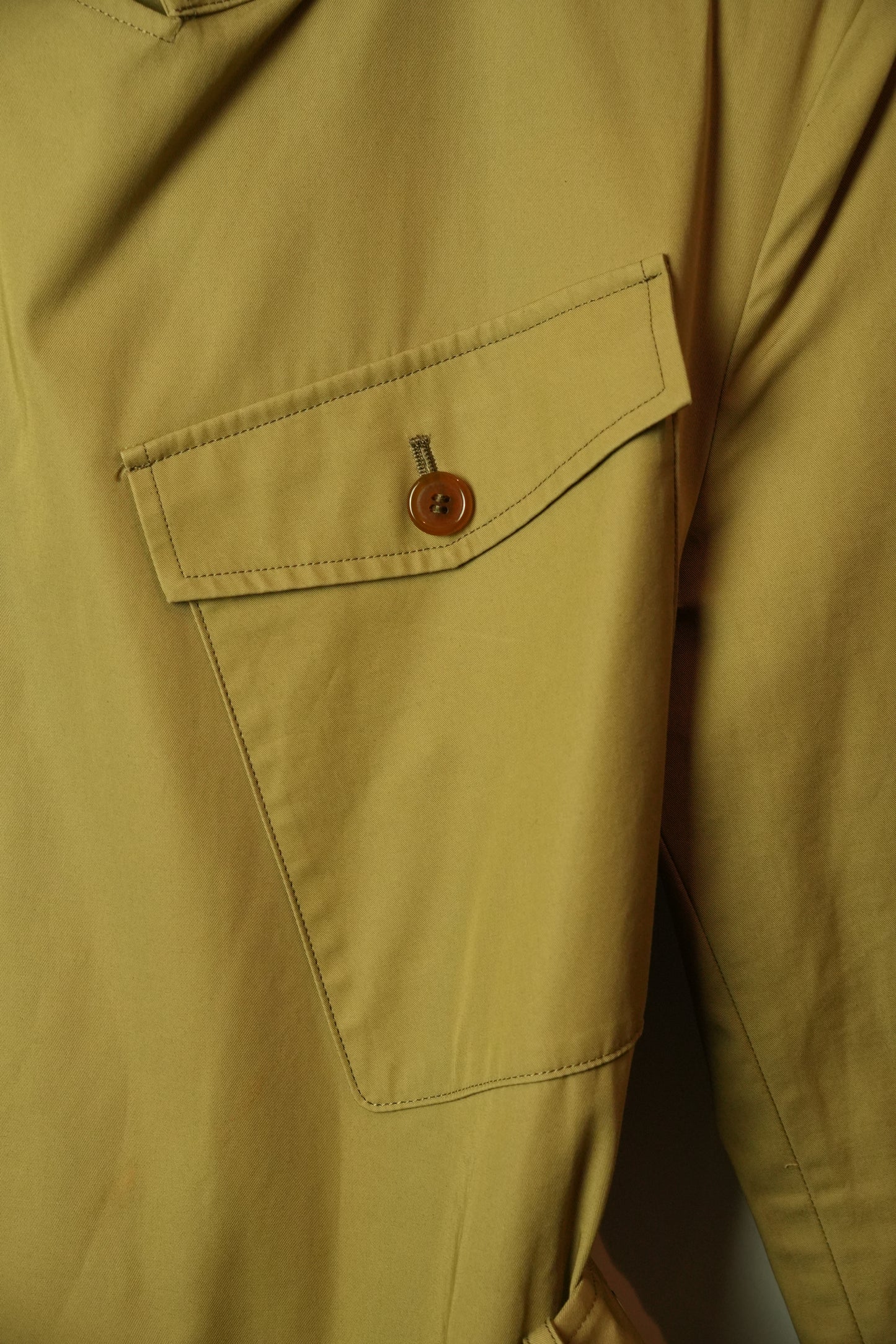 Vivienne Westwood Man Beige Trench Coat w Pocket Detail