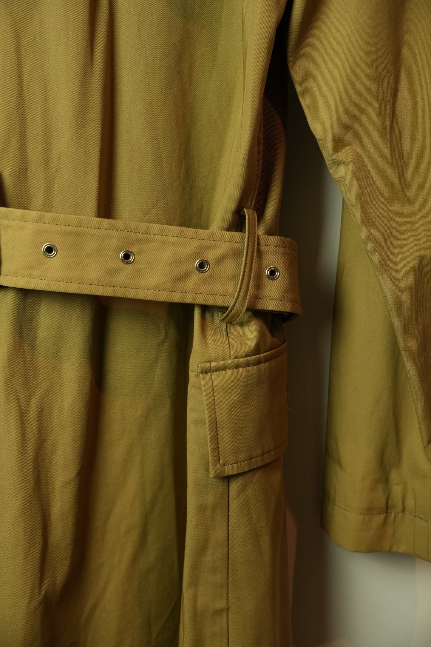 Vivienne Westwood Man Beige Trench Coat w Pocket Detail