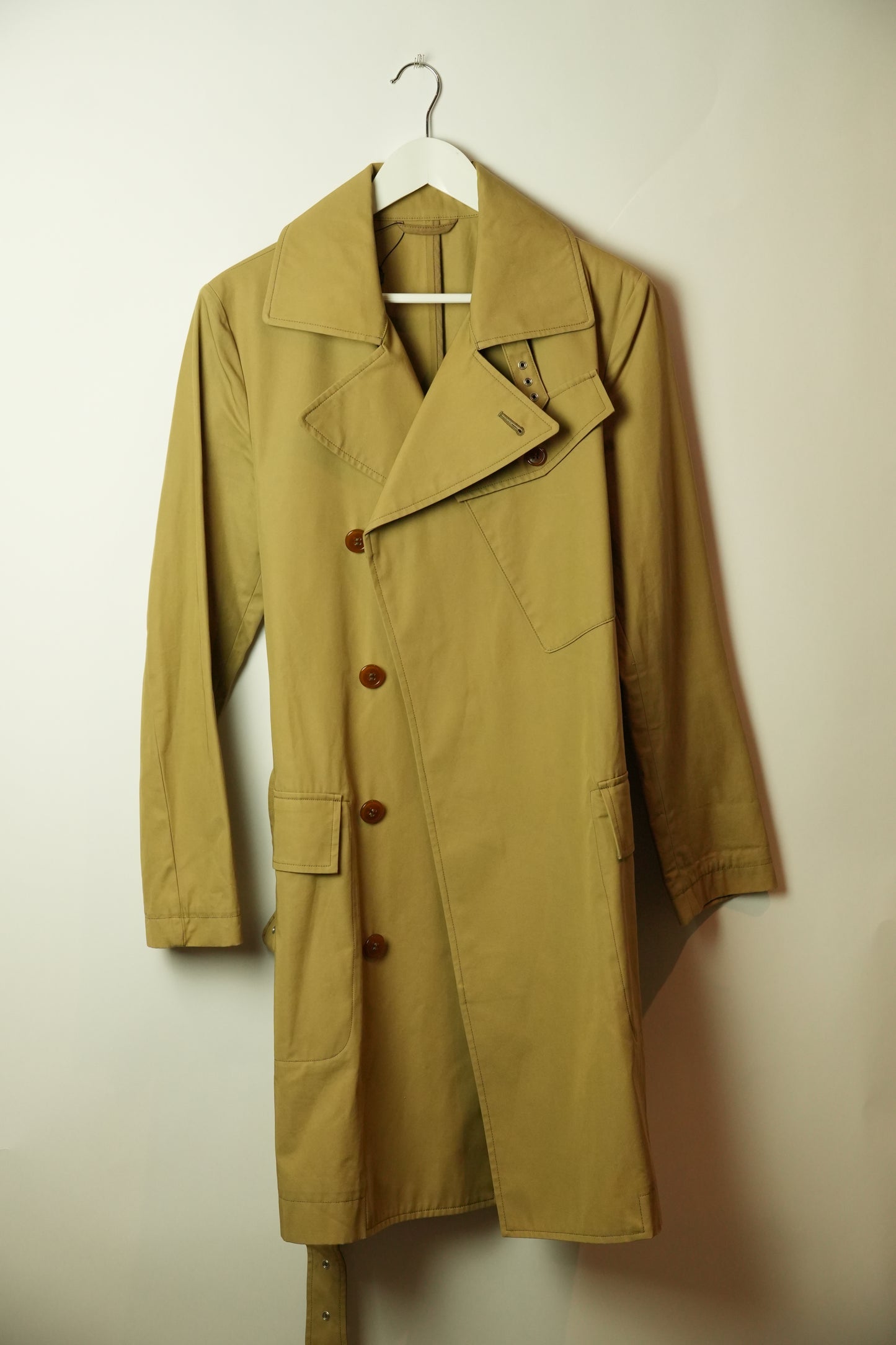 Vivienne Westwood Man Beige Trench Coat w Pocket Detail