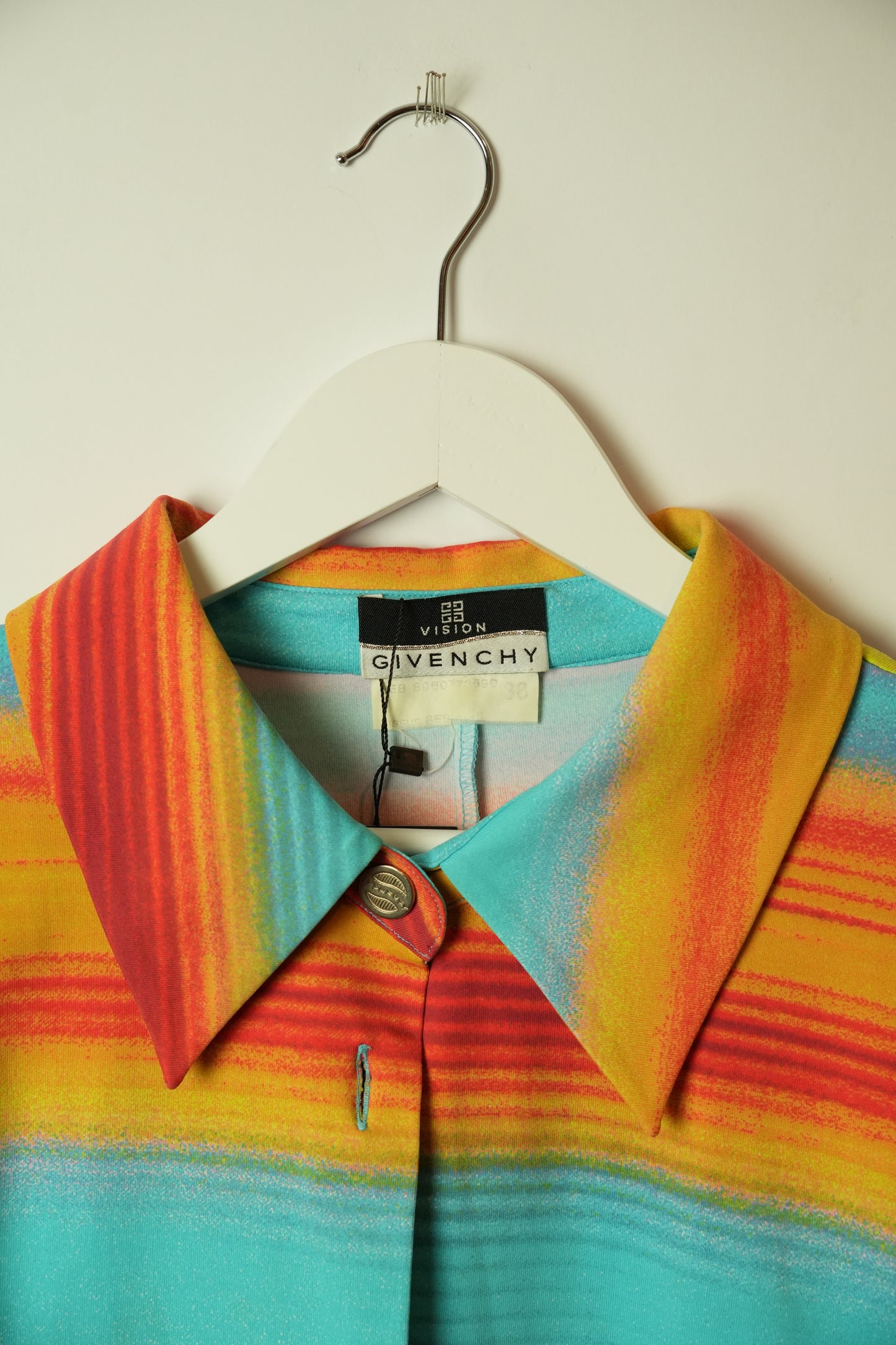 Givenchy Multi Colour Cropped Shirt Jacket