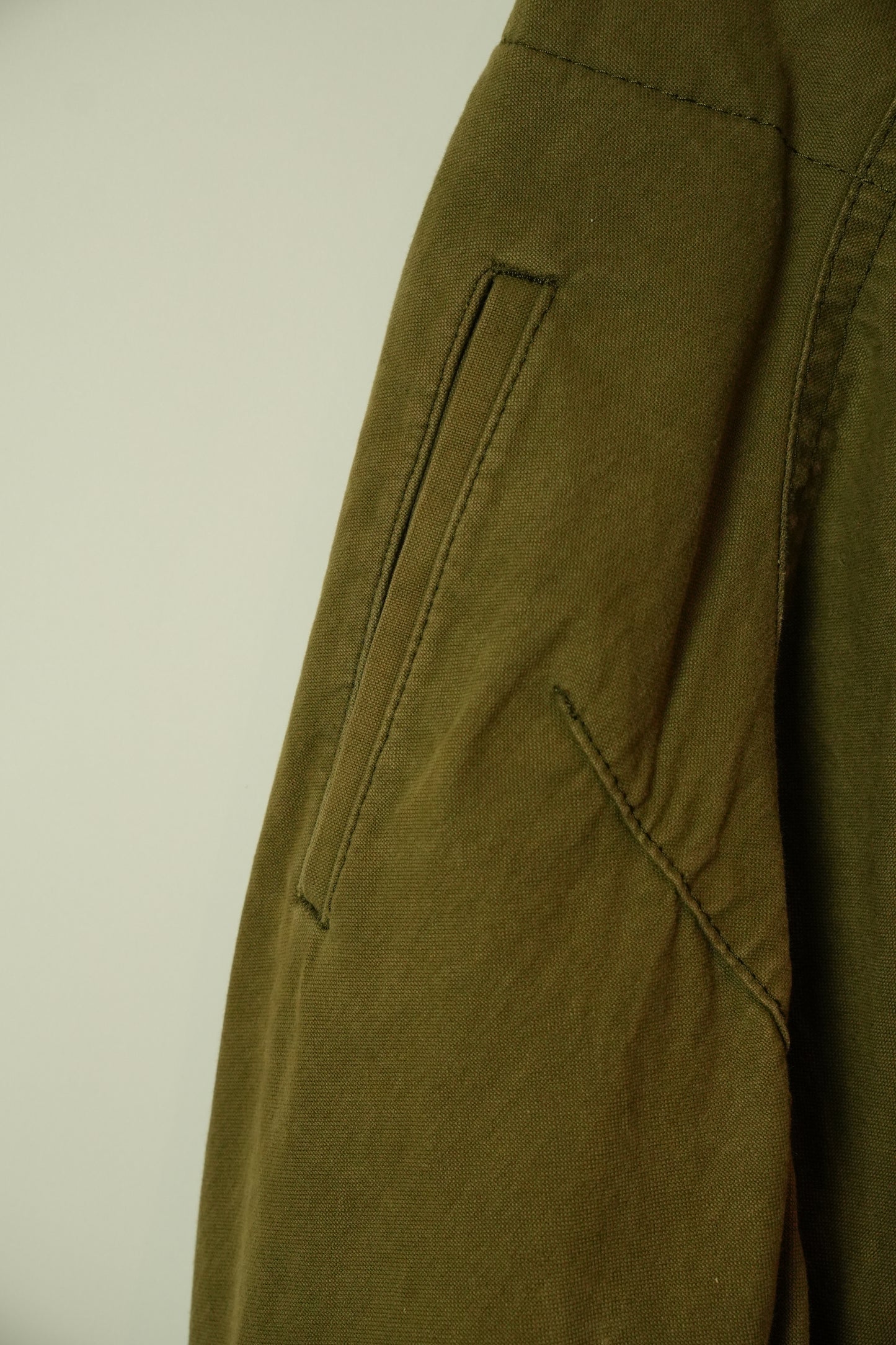 Comme Des Garcons Khaki Cotton Bubble Skirt