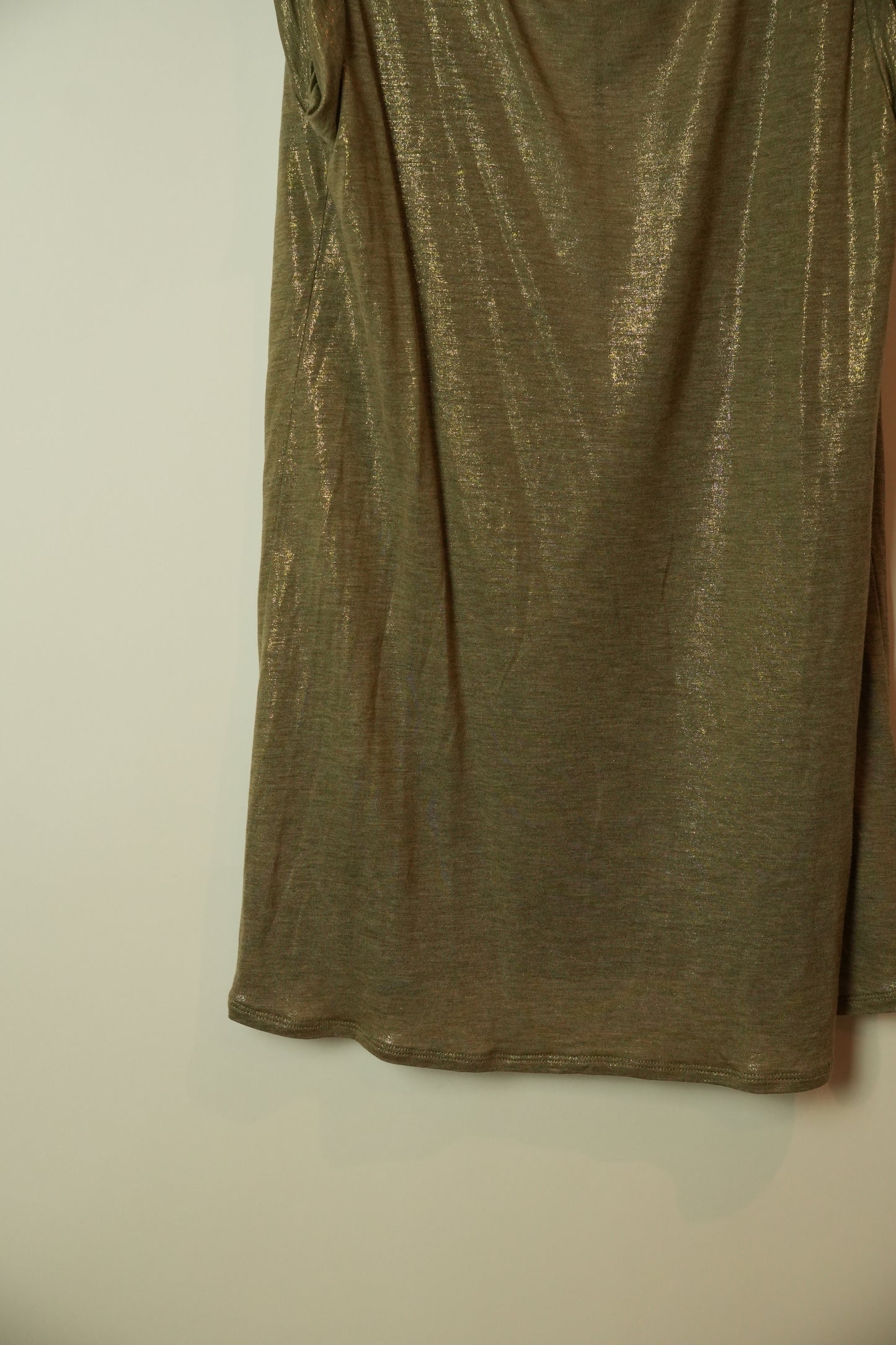 Vivienne Tam Metallic Tee w Low Back