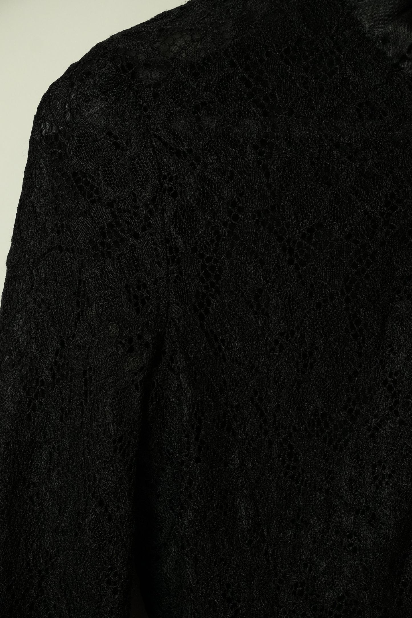 Emporio Armani Lace Satin Trim Zip LS Blouse Jacket