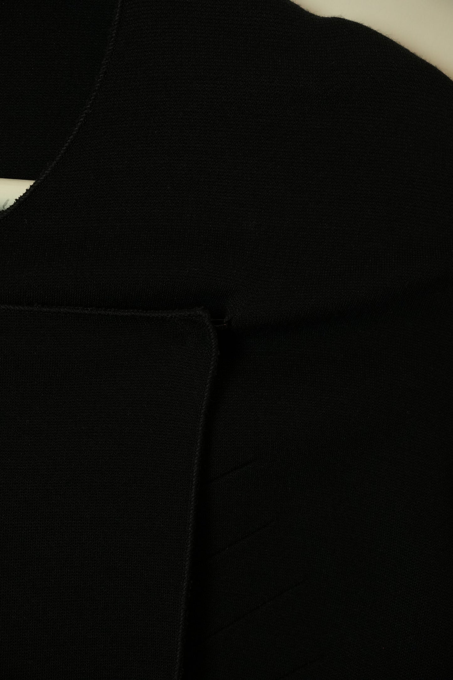 Yves Saint Laurent Assymetrical Black Cardigan