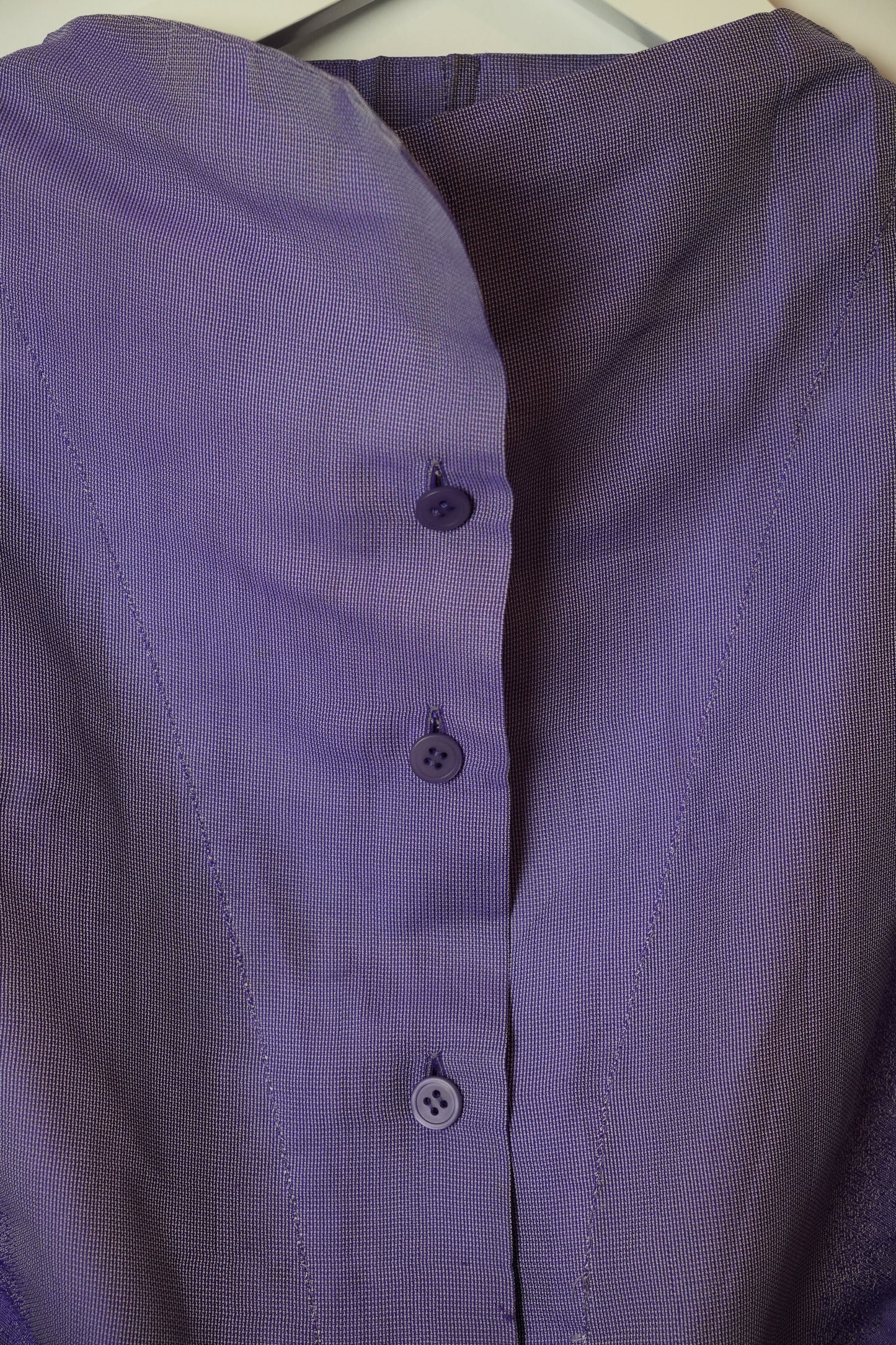 Issey Miyake Ruched Peplum SS Shirt