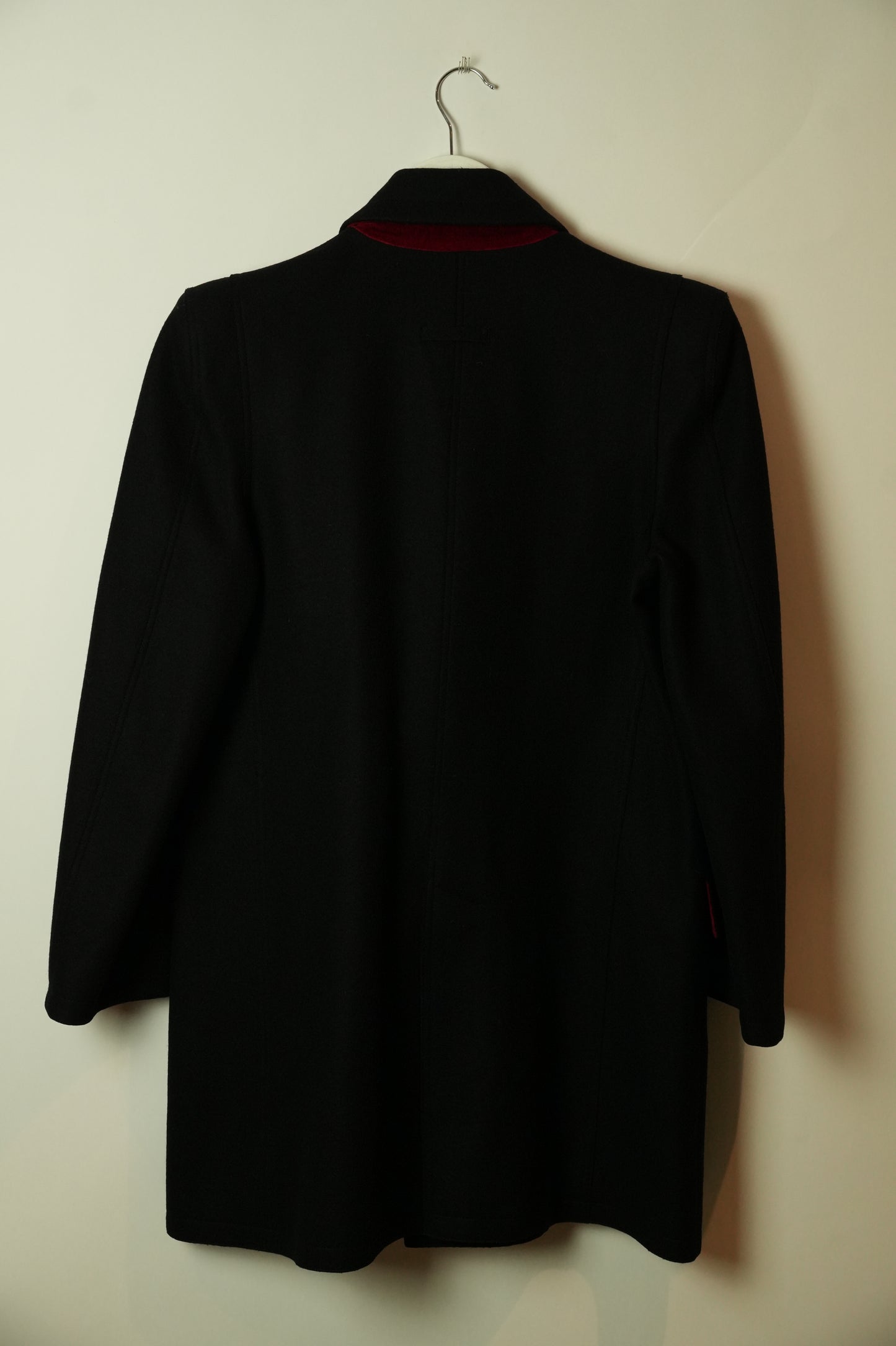 Jean Paul Gaultier Classique Velvet Double Breasted Wool Coat