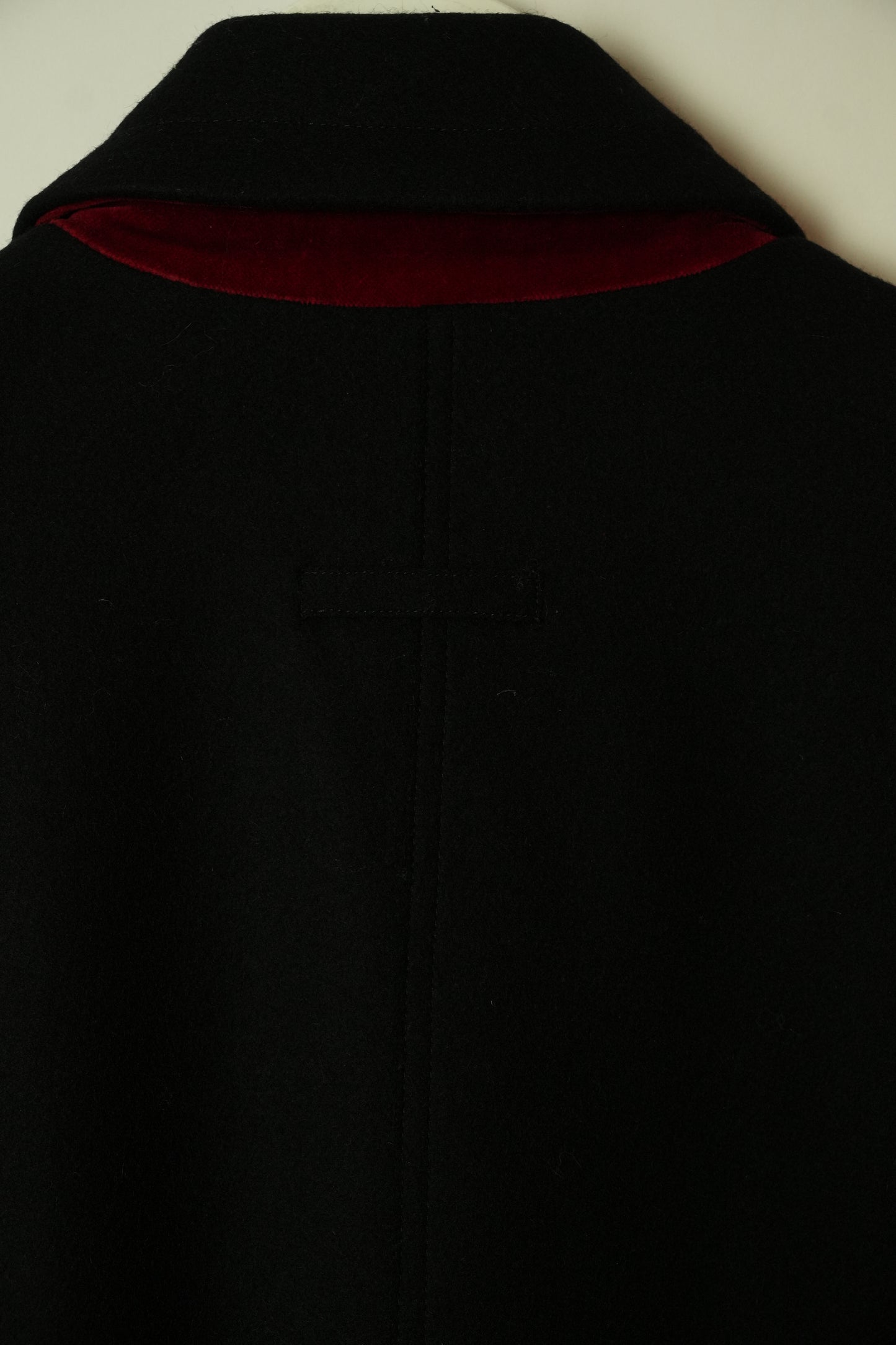 Jean Paul Gaultier Classique Velvet Double Breasted Wool Coat