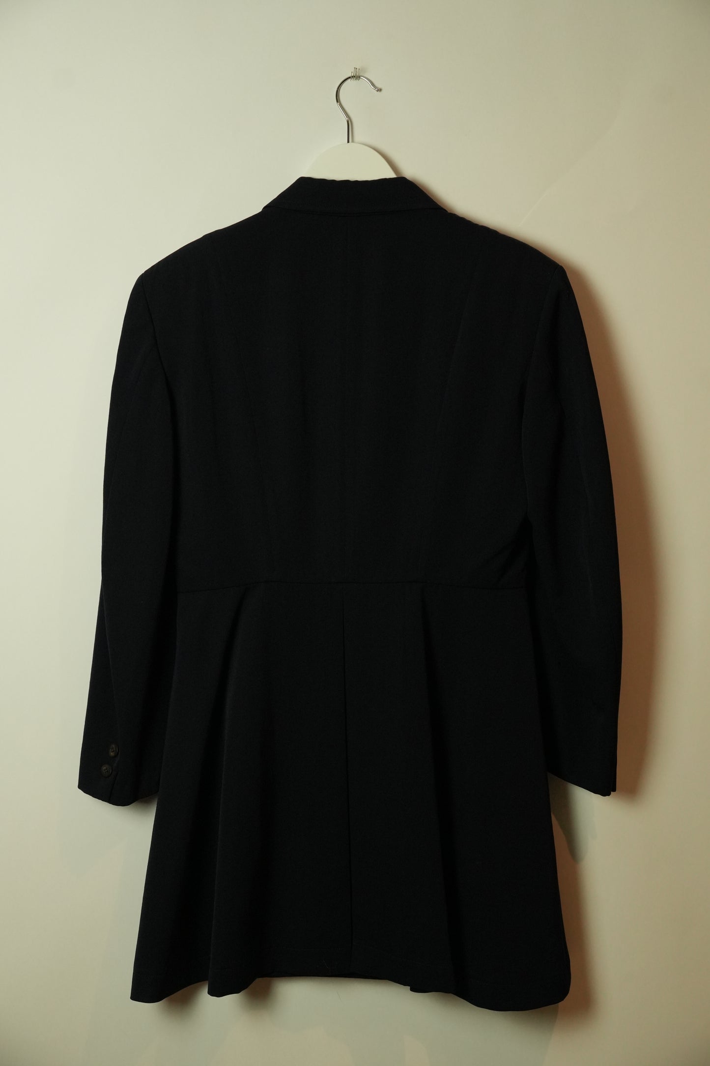 Tricot Comme Des Garcons Peak Lapel Double Breasted Long Coat Dress