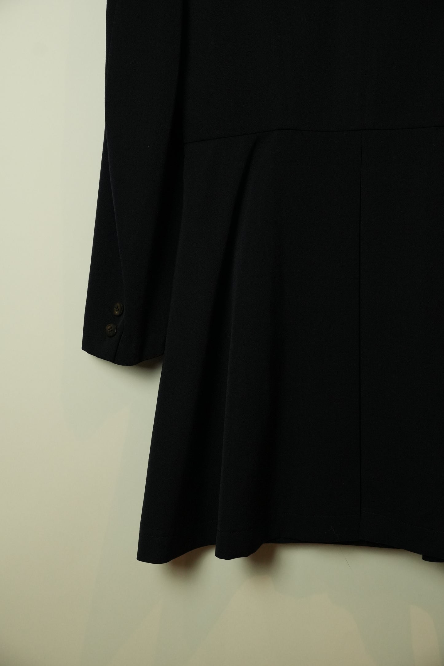 Tricot Comme Des Garcons Peak Lapel Double Breasted Long Coat Dress