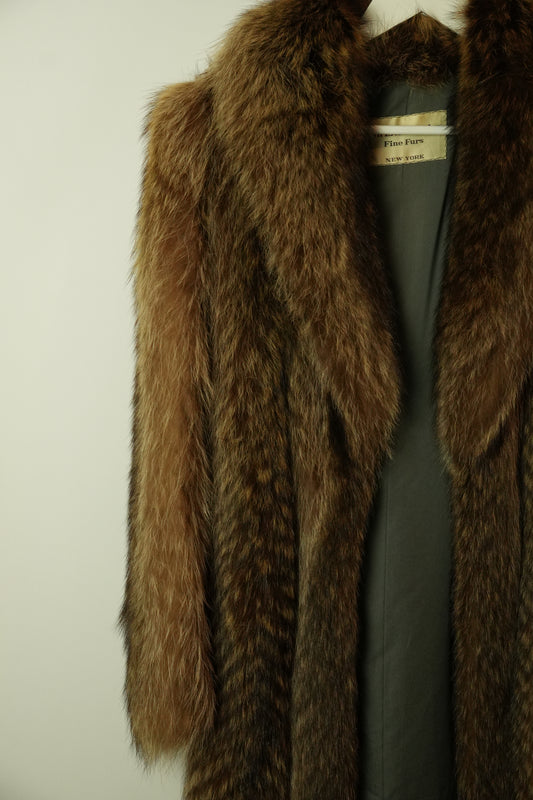 Christina Byrne Full Length Fox Fur Coat