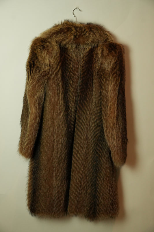Christina Byrne Full Length Fox Fur Coat
