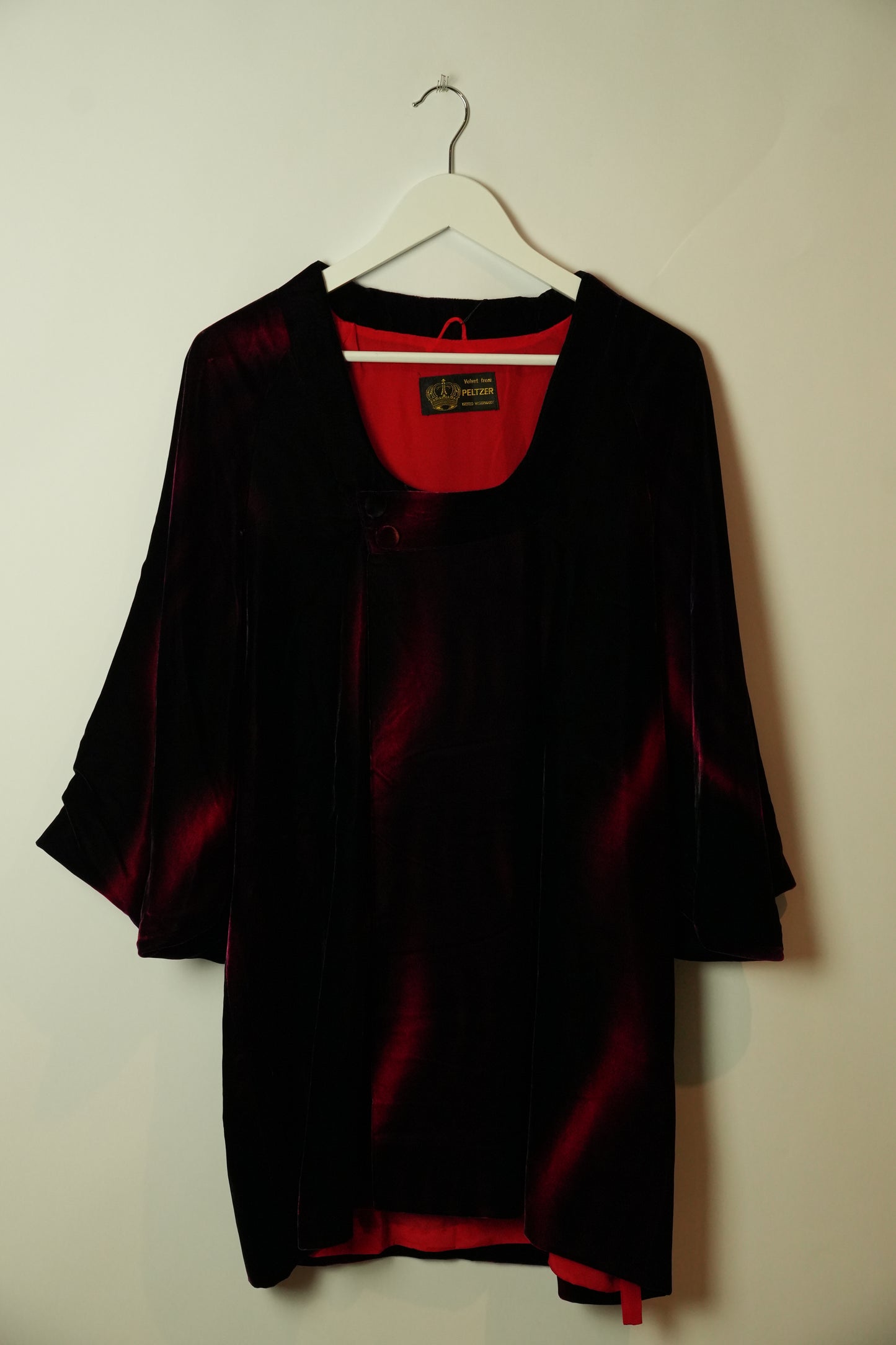 Vintage West German Made Peltzer Velvet Ombre Gown