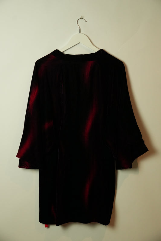 Vintage West German Made Peltzer Velvet Ombre Gown