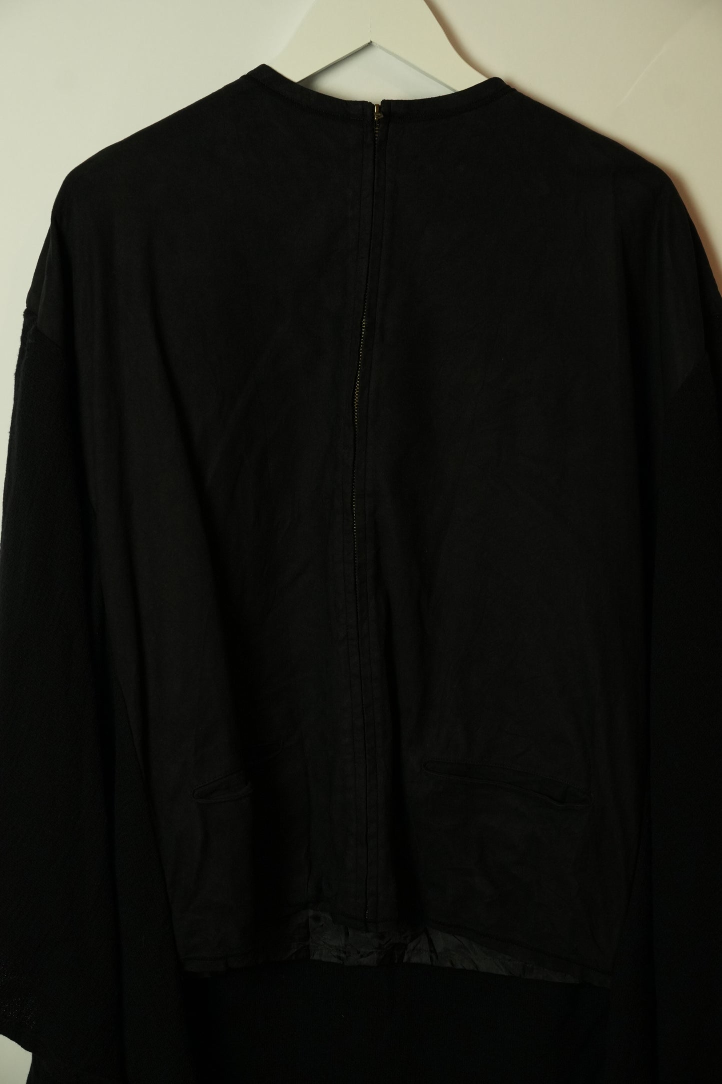 Jean Paul Gaultier Batwing Suede Like Assymetrical Jacket