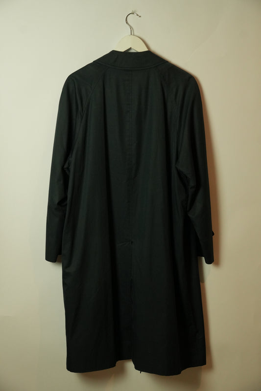 Burberry Button Down Navy Trench Coat