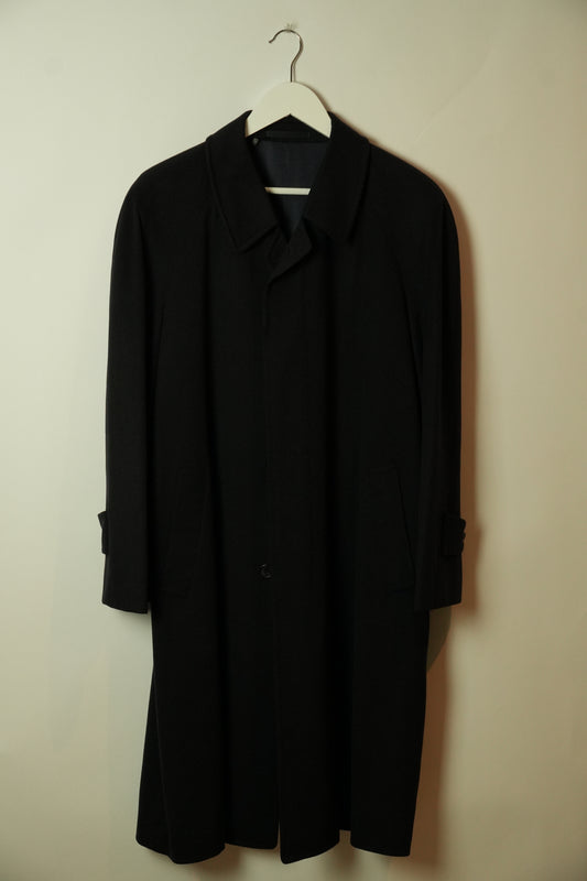 Nina Ricci Mens Black Cashmere Wool Coat