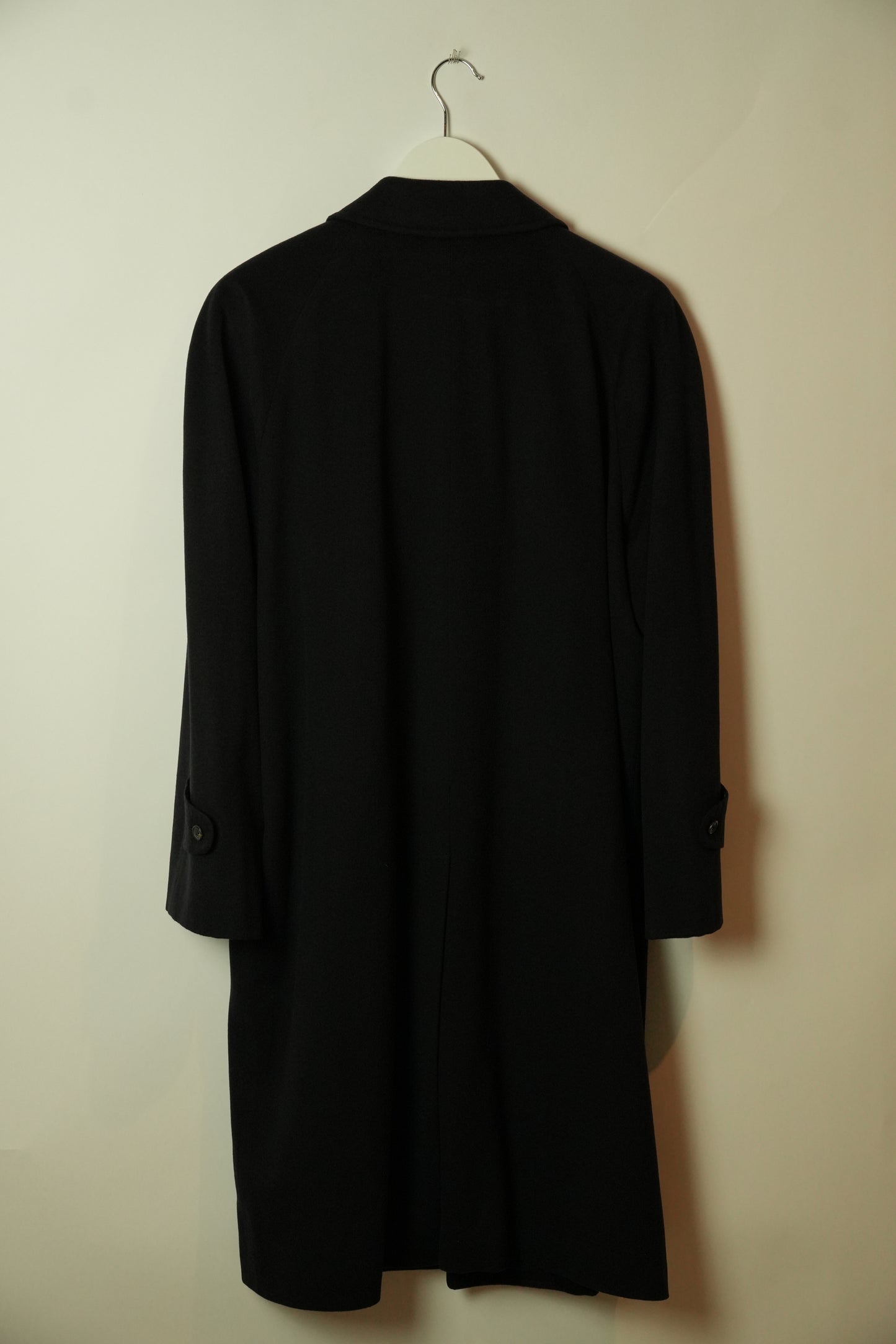 Nina Ricci Mens Black Cashmere Wool Coat