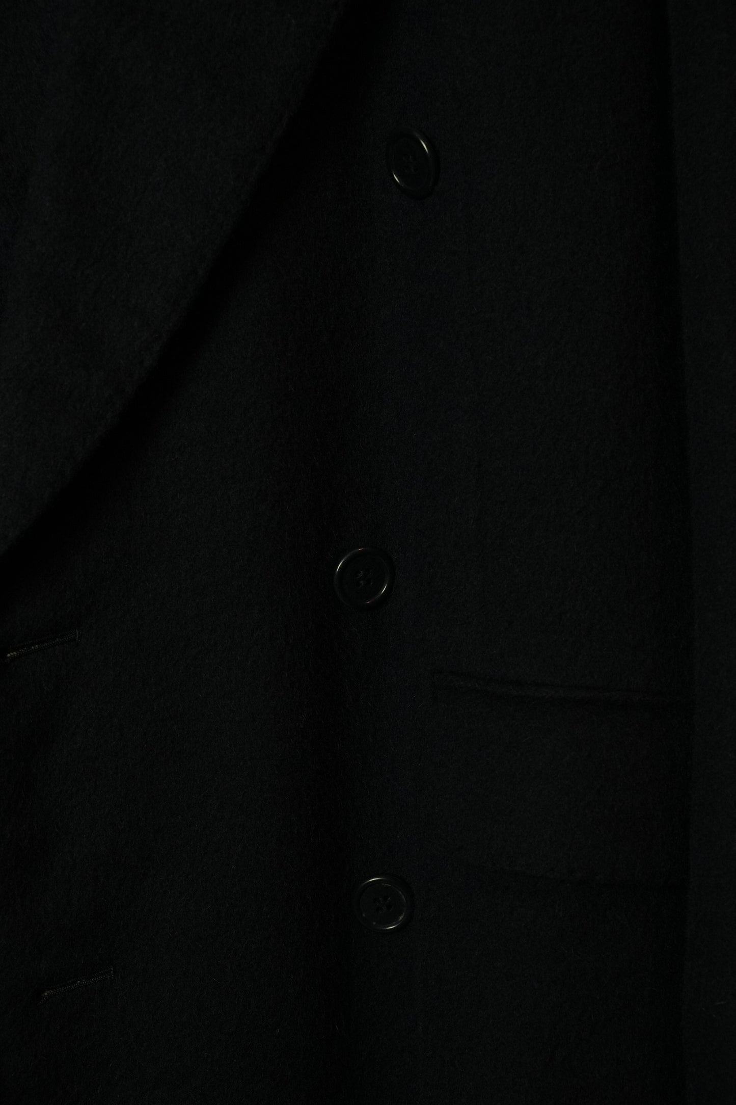 Pierre Balmain Long Coat 100% Alpaca Double Breasted