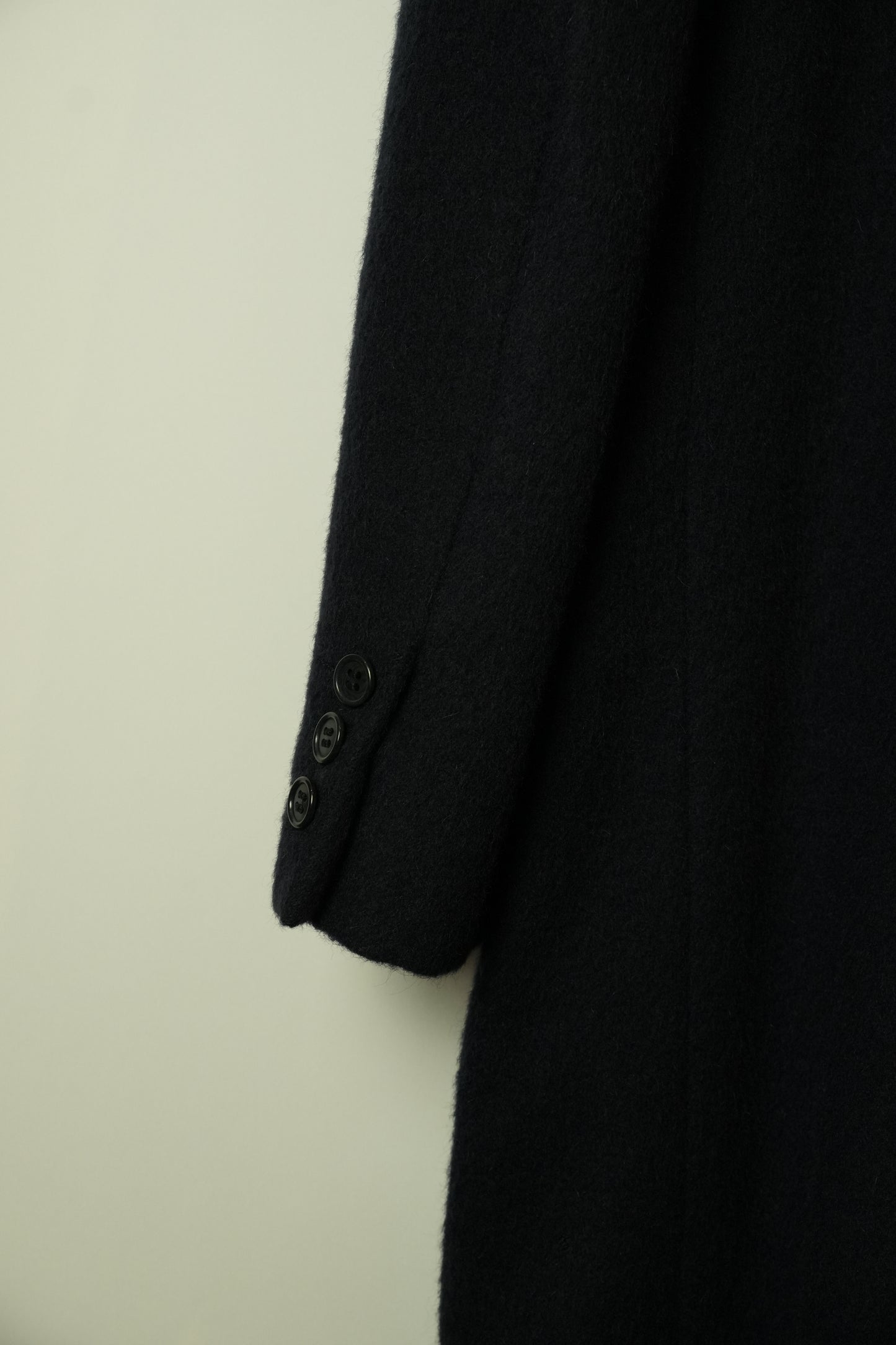 Pierre Balmain Long Coat 100% Alpaca Double Breasted