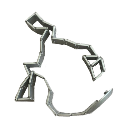 Chanel Astronaut Stainless Steel CC Belt Silver