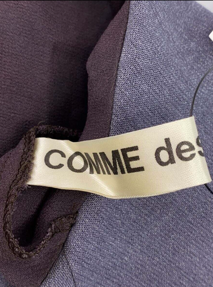 Comme des garcons scoop neck SS sheer puff SS top AD1993