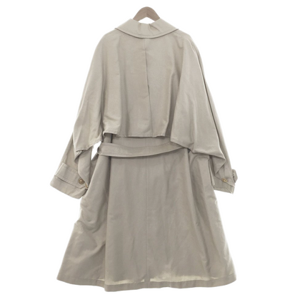 Nina Ricci Trench Coat w Gold Buttons