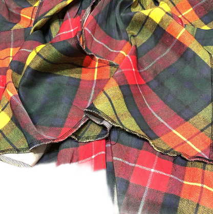 Tricot Comme des Garcons Check Ribbon Transformation Dress AD2013