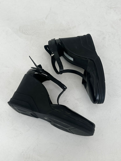 Prada Wedge Rubber Sz 38.5