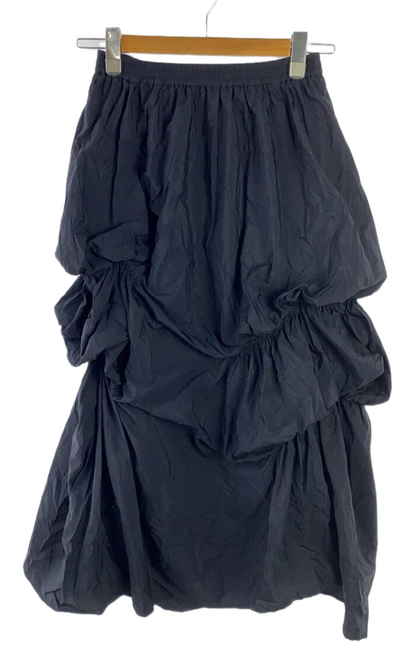 LANVIN et Blue Nylon Ruched Long skirt