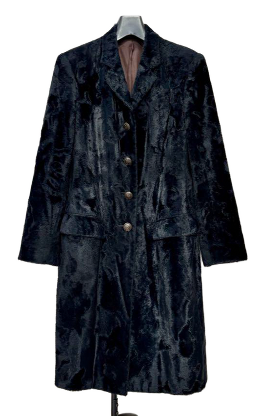 Jean Paul Gaulter Belted Button Down Fur Coat
