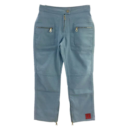 Chanel SS 2002 Zip Pocket Capri Logo Pants