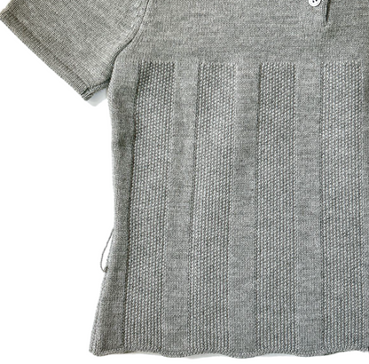 Alberta Ferretti SS Grey knit w bow