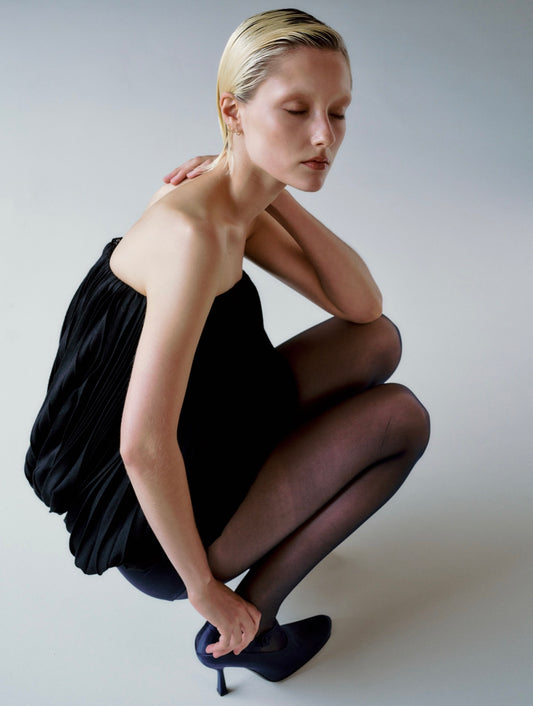Limi Feu Bubble Pleated Assymetrical Top