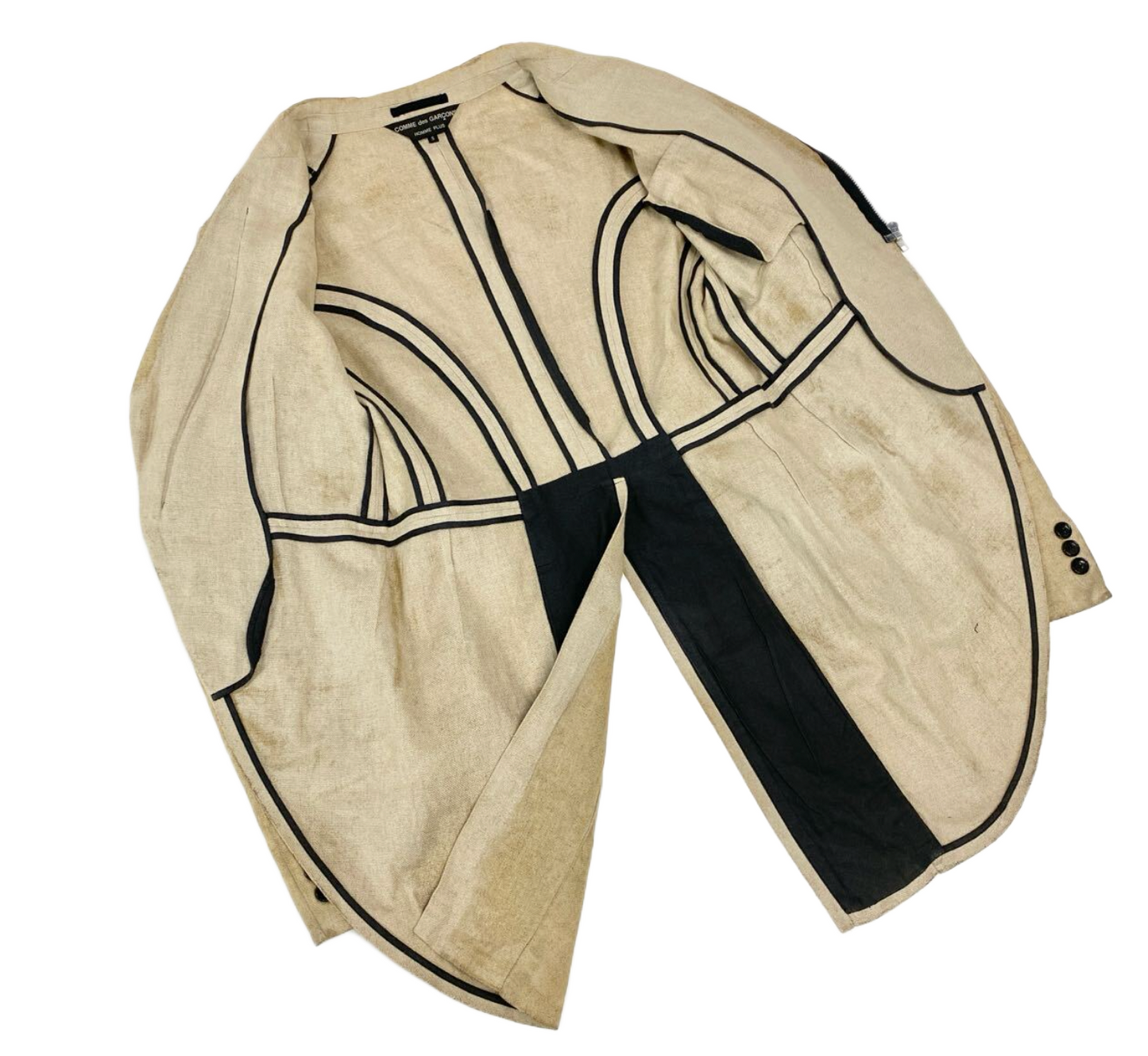 Comme des Garcons Homme Plus AD2002 Linen Rider Jacket